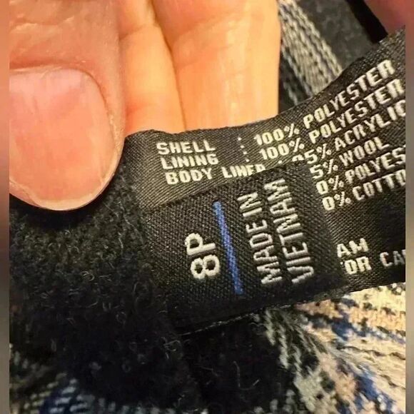 London Fog Black Trench Coat - Picture 10 of 10